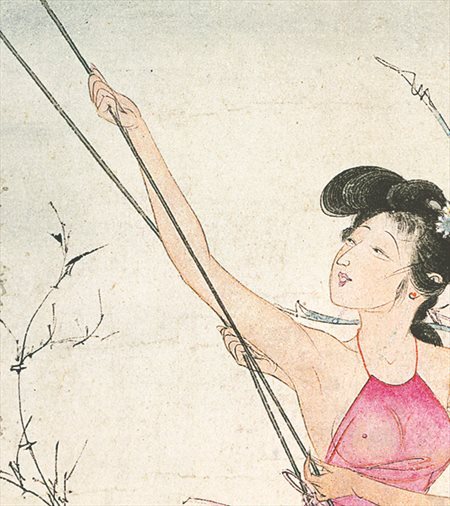 荣昌县-胡也佛的仕女画和最知名的金瓶梅秘戏图